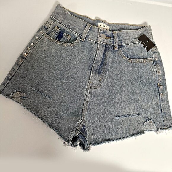 *NEW* POL Studded Shorts - Picture 3 of 10